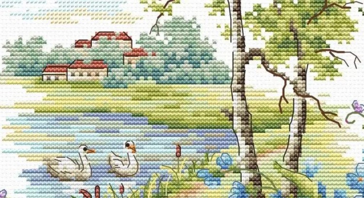 Набор для вышивания «Родные просторы. Незабудки» — картинка 3