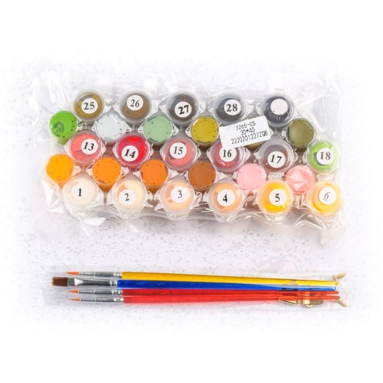 Картина по номерам «Букет в саду» — картинка 2