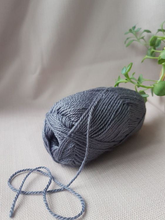 Пряжа Камтекс Бамбино (169), серый, 5 шт. по 50 г — картинка 3