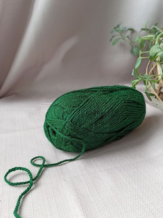 Пряжа Камтекс Бамбино (110), зеленый, 5 шт. по 50 г — картинка 3