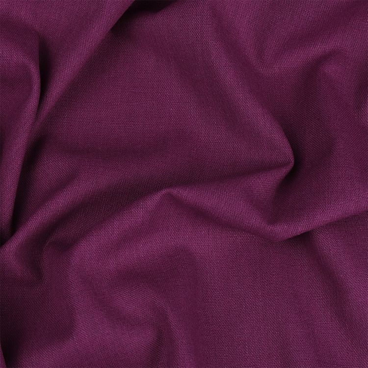 Ткань льняная, 185 г/м², 10 м x 140 см, цвет: фуксия, TBY — картинка 2