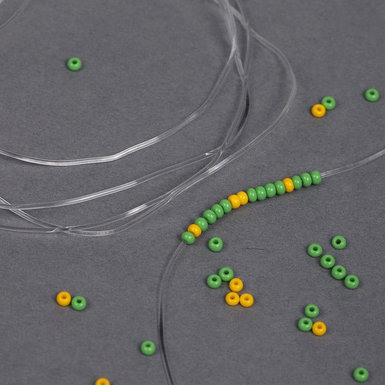 Нить силиконовая 1 мм, цвет прозрачный, 10 шт. по 30 м, IDEAL — картинка 4