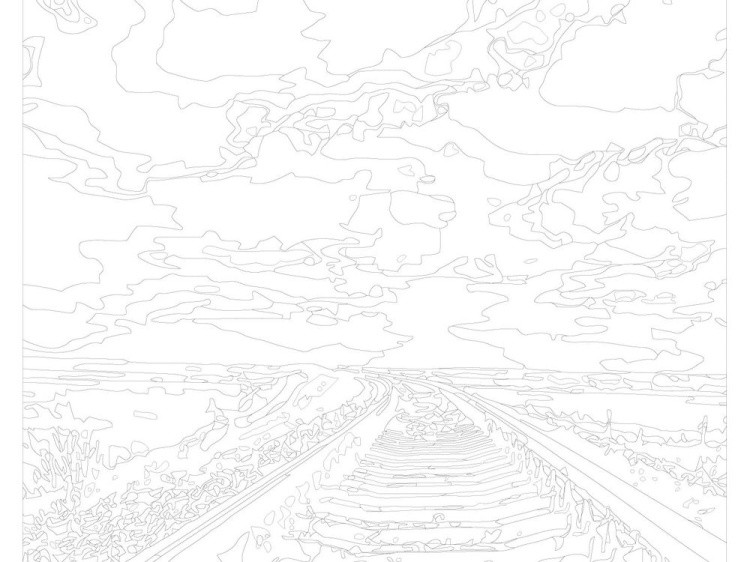 Картина по номерам «Железная дорога» — картинка 3