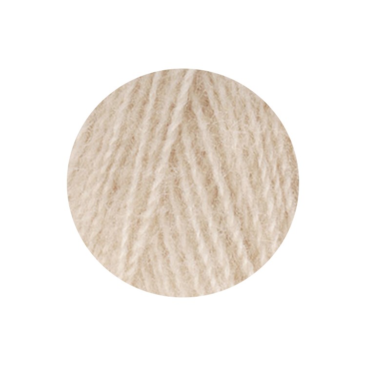 Пряжа ALIZE Angora Real 40 (Ангора реал 40) (67), молочно-бежевый, 1 шт. 100 г — картинка 2