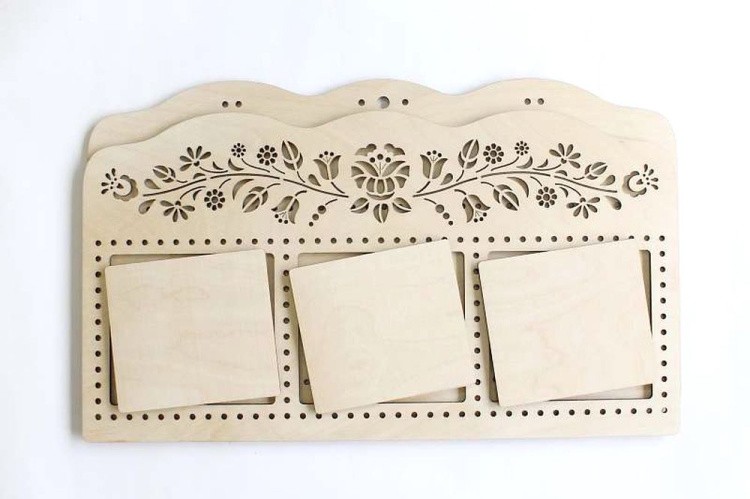 Рамка «Полевые цветы», тройная, ажурная, 10x11 см — картинка 2