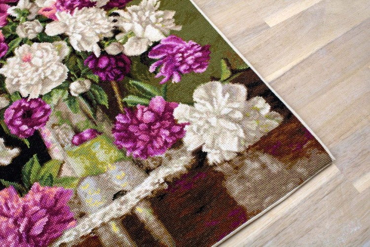 Набор для вышивания «Красные и белые пионы» — картинка 9