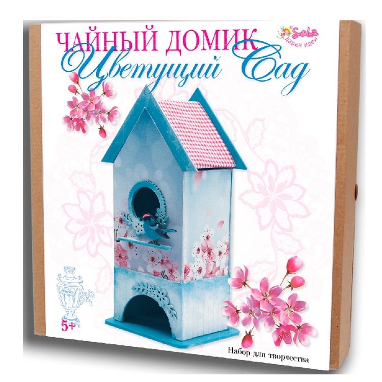 Деревянный конструктор «Чайный домик. Цветущий сад» — картинка 2