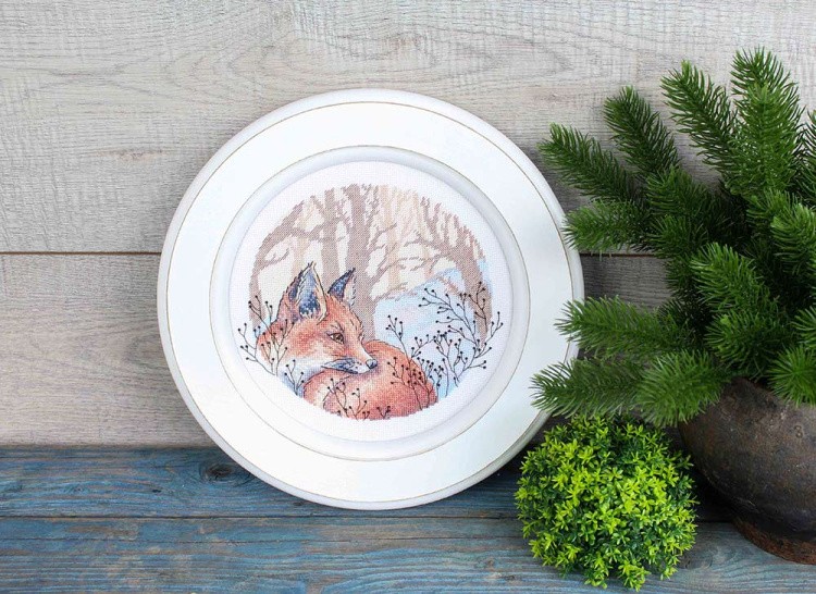 Набор для вышивания «В зимнем лесу» — картинка 6