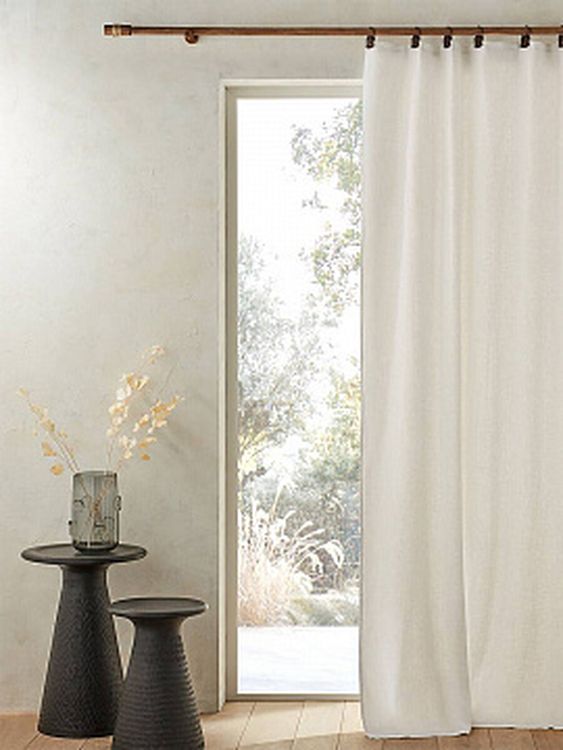 Ткань льняная, 3 м x 150 см, 140 г/м², цвет: Белый, TBY — картинка 5