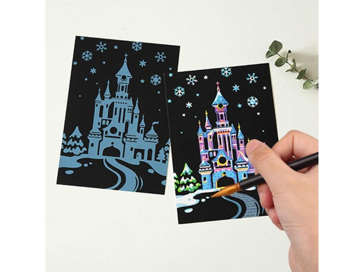 Набор скретч-открыток «House» (цветные) — картинка 2