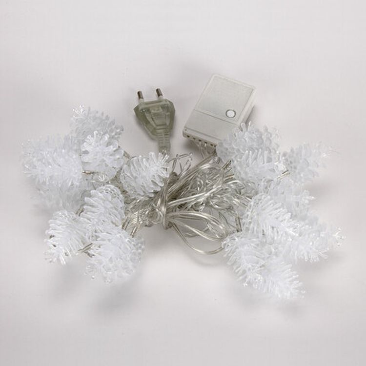 Электрогирлянда светодиодная «Шишки», 30 ламп, 4,3 м, многоцветная — картинка 2