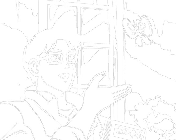 Картина по номерам «Мемы, аниме: Это бабочка? 40x50» — картинка 3