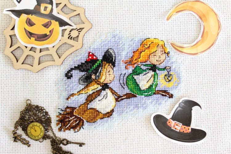Набор для вышивания «Полёт на метле» — картинка 3