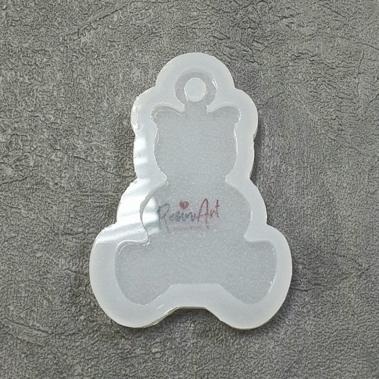 Молд силиконовый Елочная игрушка Медвежонок, ResinArt — картинка 3