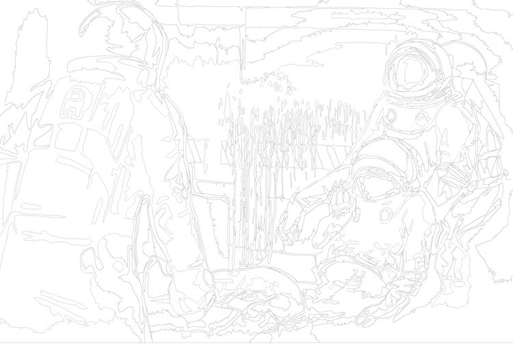 Картина по номерам «Among Us Амонг Ас: Арт с персонажами 4» — картинка 3