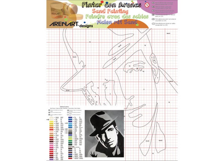 Картина цветным песком (набор) «Богарт» — картинка 2