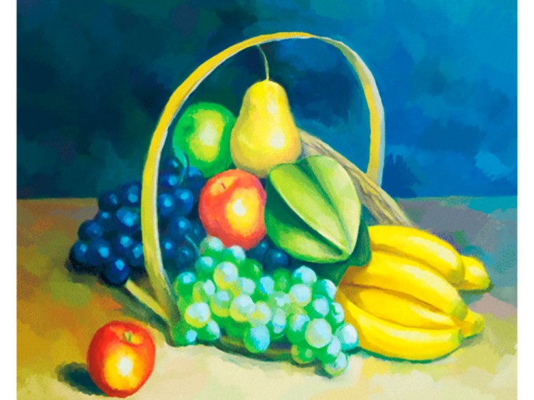 Холст «Фруктовая корзина» — картинка 3