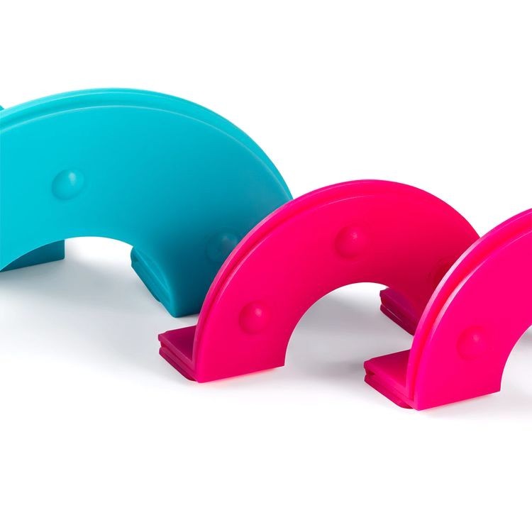 Устройство для изготовления помпонов, пластик, 3 шт., 9 см., 5 см., 3,3 см., PRYM — картинка 3