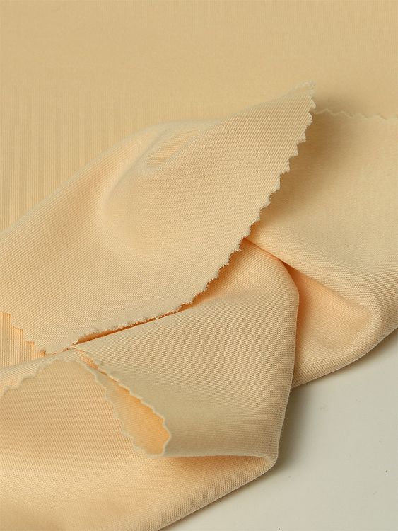 Ткань трикотаж 98% хлопок 2% эластан, 185х100 см, цвет: 72 бежевый, TBY — картинка 2