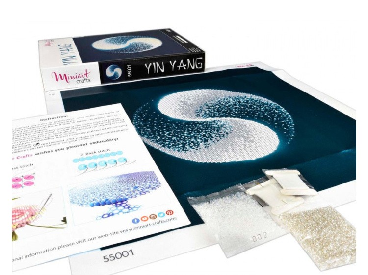 Набор вышивки бисером «Инь Янь» — картинка 3