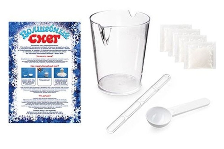 Набор для экспериментов «Волшебный снег» — картинка 2