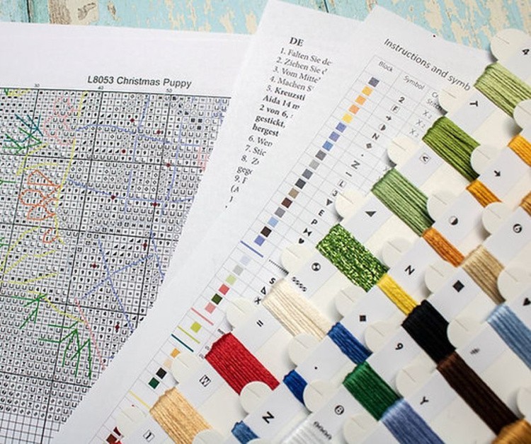 Набор для вышивания «Christmas Puppy» — картинка 3