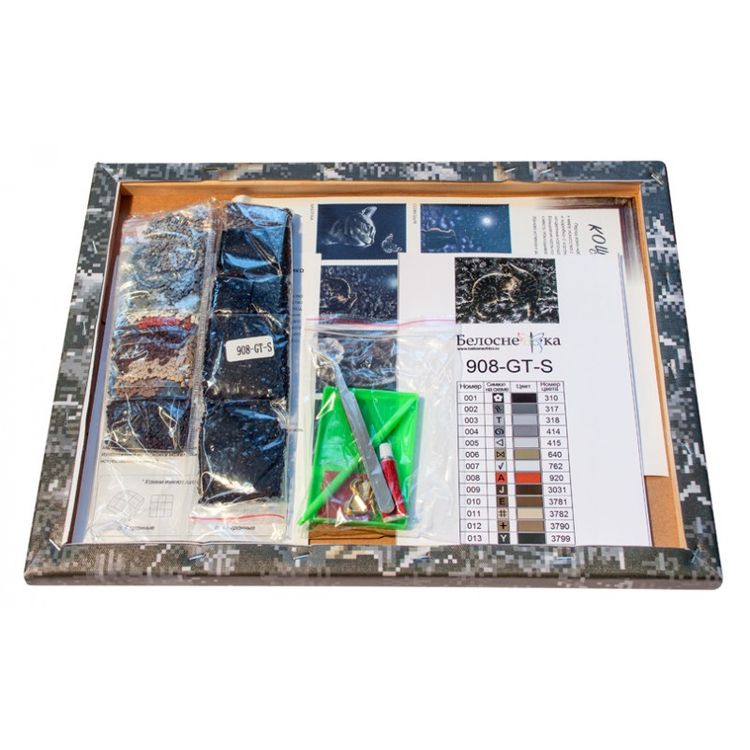 Алмазная вышивка «Любовь под снегом» — картинка 3