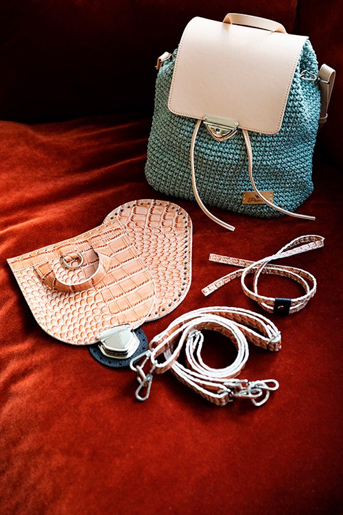 Набор для вязаного рюкзака «Черный», Gamma — картинка 7