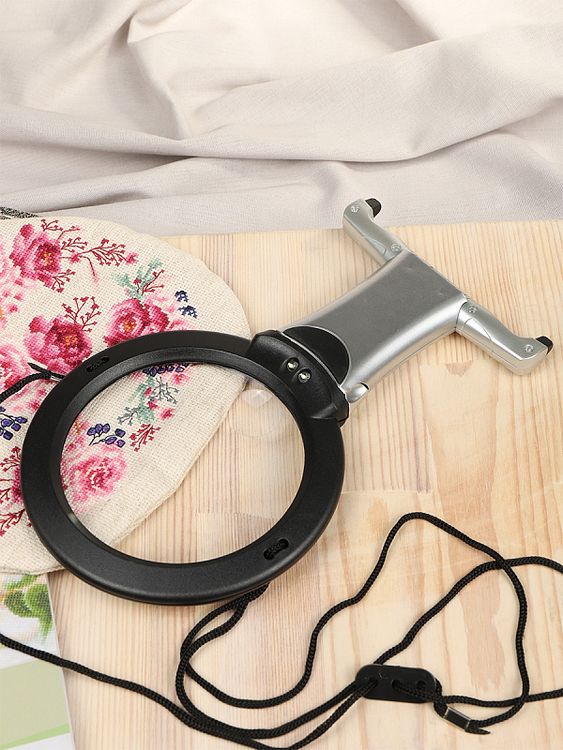 Лупа универсальная с подсветкой, 2Х, 6Х, Maxwell — картинка 13