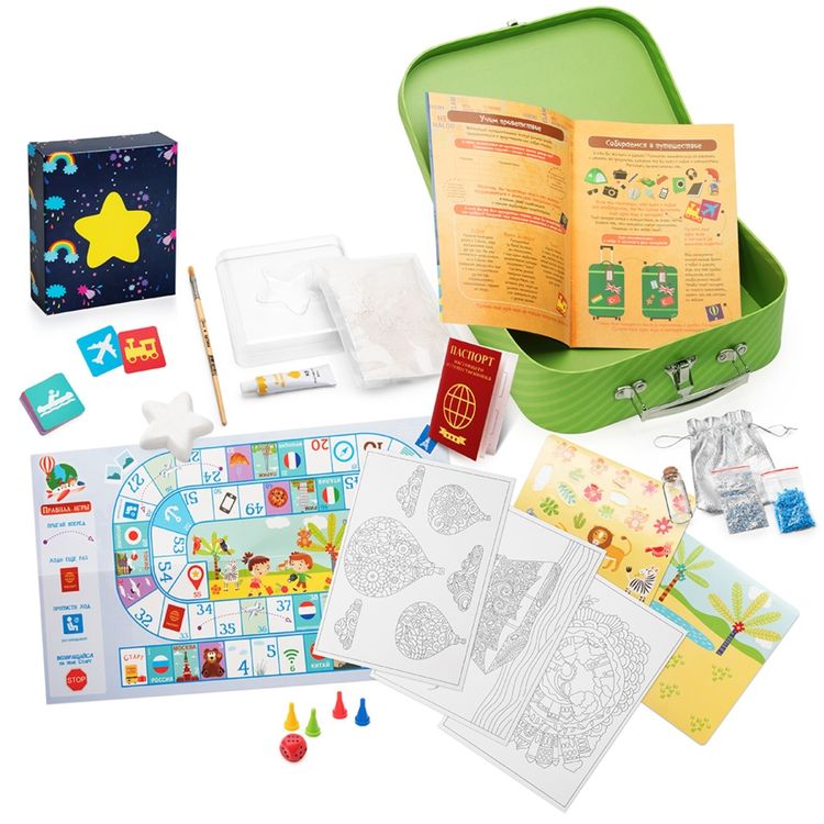 Чемоданчик с развлечениями «Путешествие вокруг света» — картинка 2