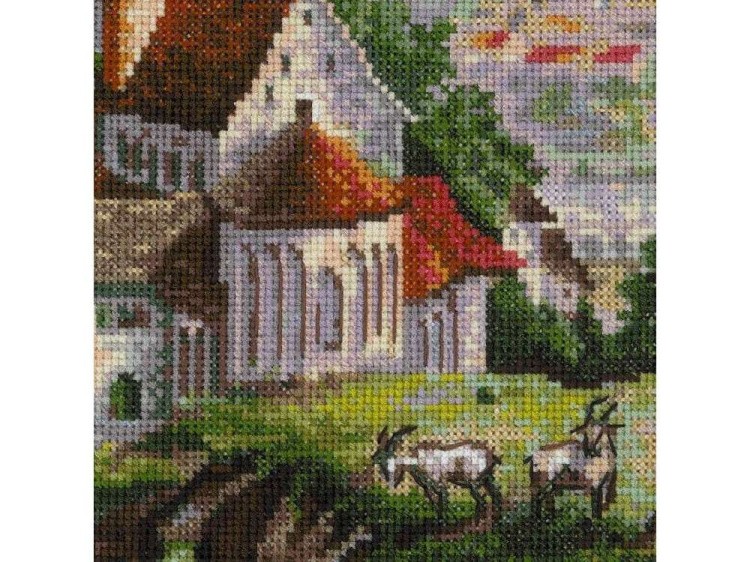 Набор для вышивания «Монастырь Шоненверт» по мотивам гравюр XIX века — картинка 6