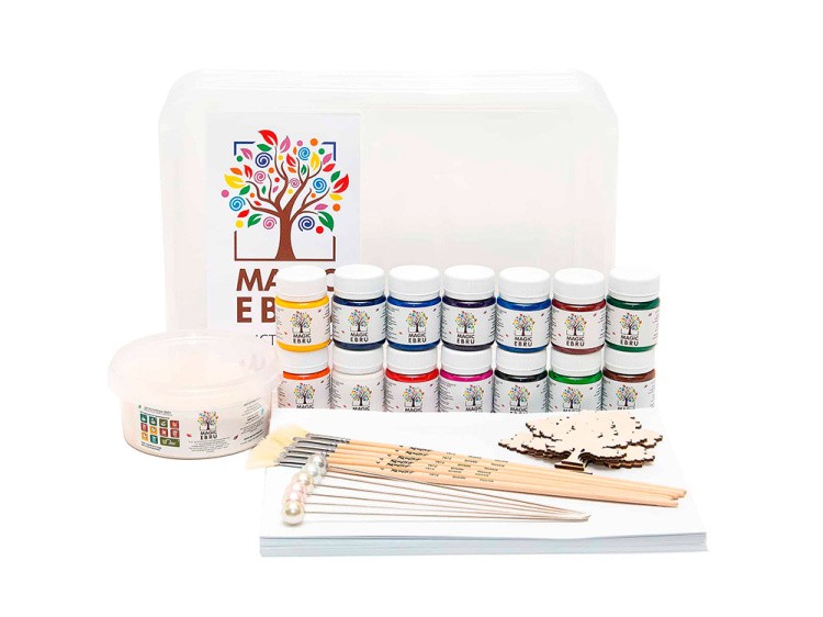Набор для эбру «Professional» 14 цветов, Magic EBRU — картинка 3