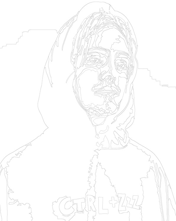 Картина по номерам «Пошлая Молли: Кирилл Бледный портрет» — картинка 3