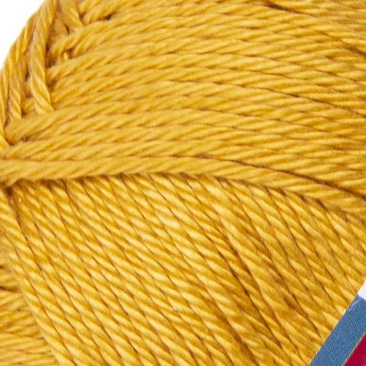 Пряжа YarnArt Luxor (Луксор гиза коттон) (1227), охра, 5 шт. по 50 г — картинка 2