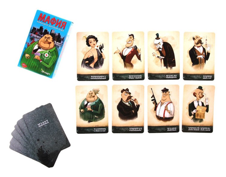 Карточная командно-ролевая игра «Мафия. Гангстеры» — картинка 3