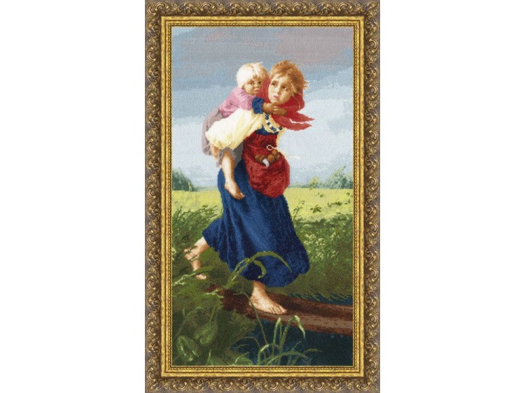 Набор для вышивания «Дети, бегущие от грозы» — картинка 2