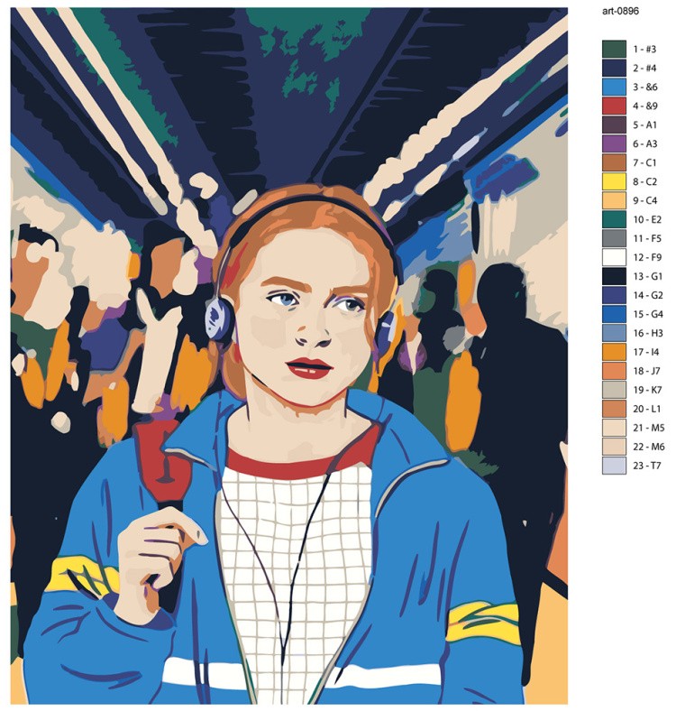 Картина по номерам ОСД Очень странные дела — картинка 2