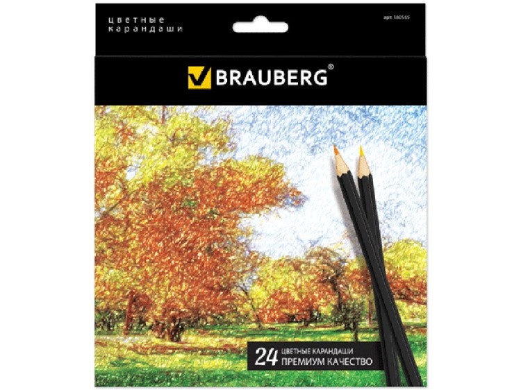 Набор цветных карандашей (24 цвета) — картинка 2