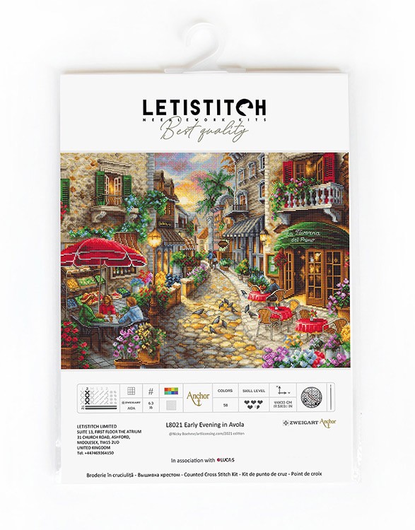 Набор для вышивания «Ранний вечер в Аволе» — картинка 6