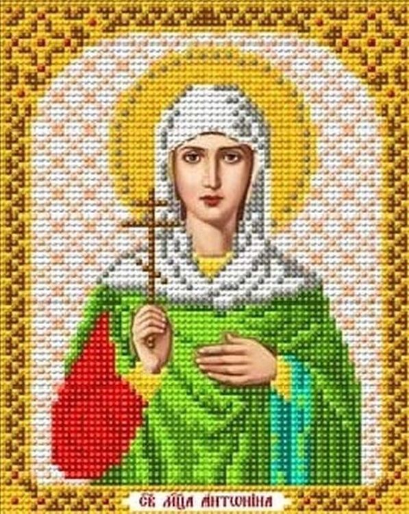 Рисунок на ткани «Святая Антонина»