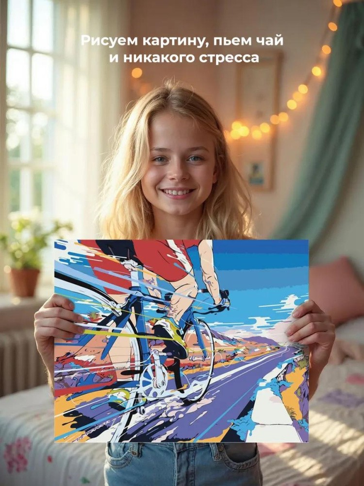 Картина по номерам «Скорость» — картинка 7