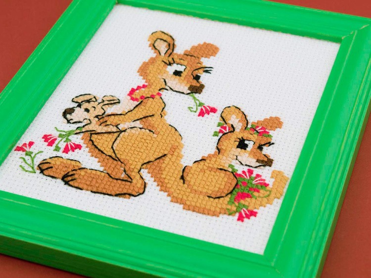 Набор для вышивания «Где гуляли кенгуру» — картинка 4