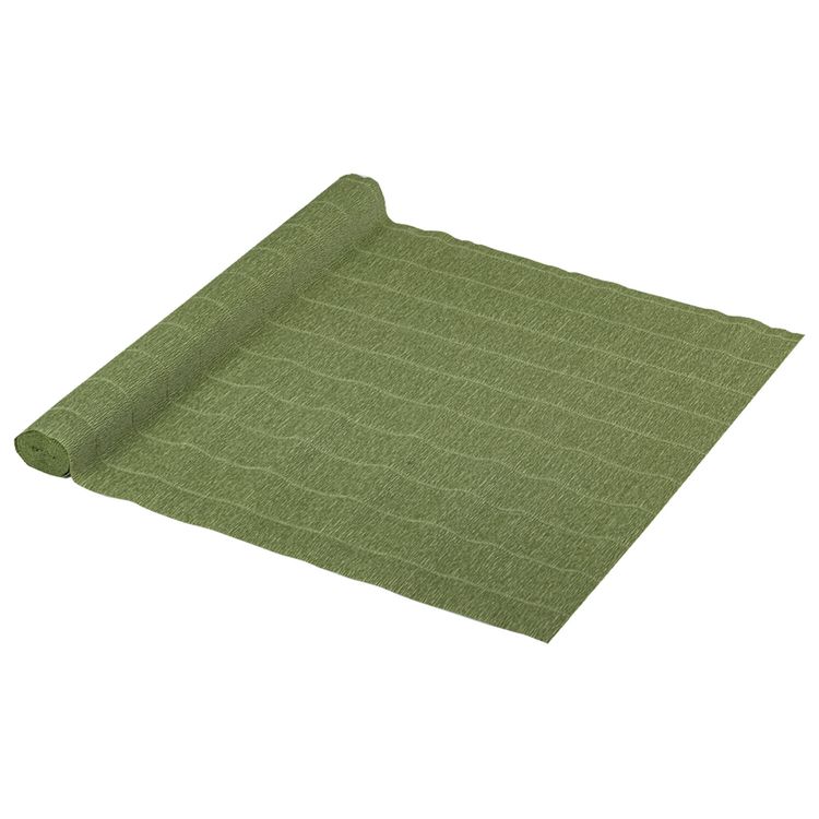 Бумага гофрированная Fiore 140 г/м2, зеленый шалфей (962), 50х250 см, Brauberg — картинка 2
