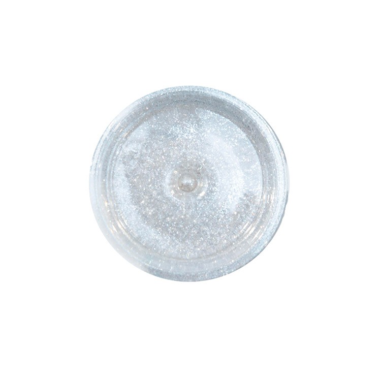 Глиттер серебристый белый, 50 мл, EpoximaxX — картинка 2