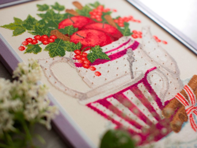 Набор для вышивания «Яблоки и корица» — картинка 3