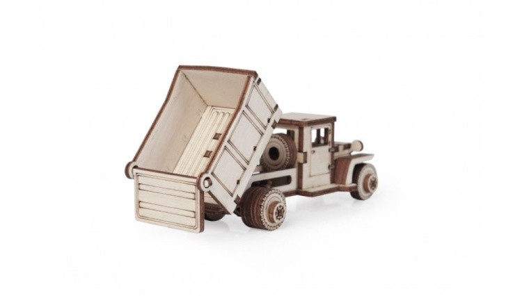 Конструктор из дерева «Грузовичок Самосвал», Lemmo — картинка 4
