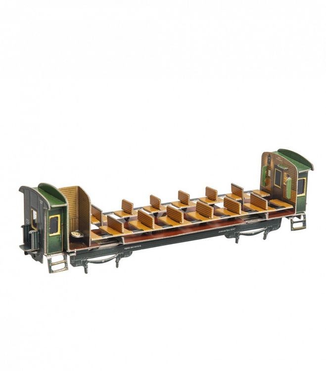 Сборная модель из картона «Пассажирский вагон (эпоха II)» — картинка 2