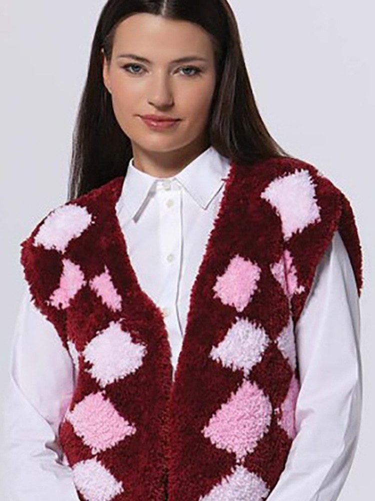 Пряжа YarnArt FABLE FUR (ЯрнАрт Фейбл фур), (978), астра, 5 шт. по 100 г — картинка 5