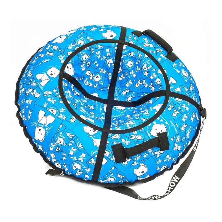 Детская зимняя ватрушка тюбинг для катания 118 см — картинка 5