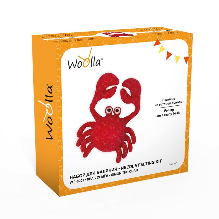 Набор для валяния «Краб Семен» — картинка 3